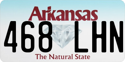 AR license plate 468LHN