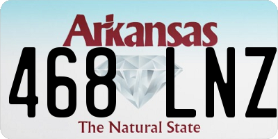 AR license plate 468LNZ