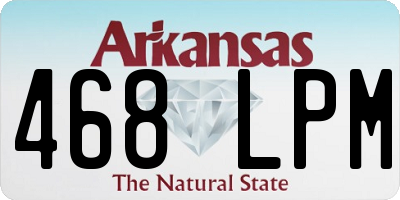 AR license plate 468LPM