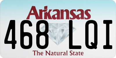 AR license plate 468LQI