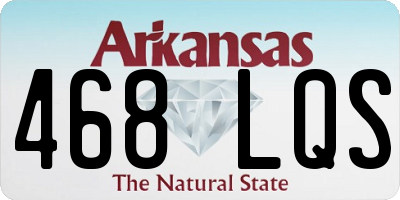 AR license plate 468LQS