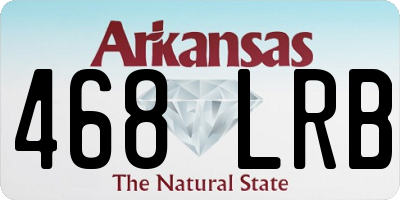 AR license plate 468LRB