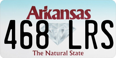 AR license plate 468LRS