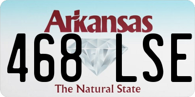 AR license plate 468LSE