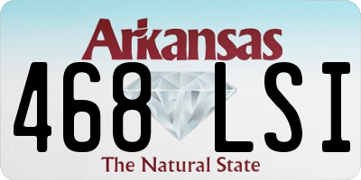 AR license plate 468LSI