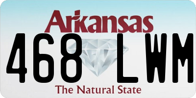 AR license plate 468LWM