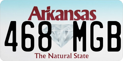 AR license plate 468MGB