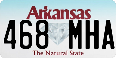AR license plate 468MHA