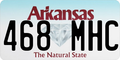 AR license plate 468MHC