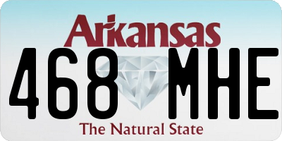 AR license plate 468MHE