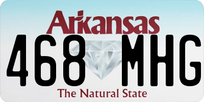 AR license plate 468MHG