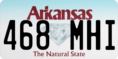 AR license plate 468MHI