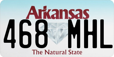 AR license plate 468MHL