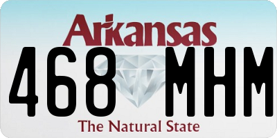 AR license plate 468MHM