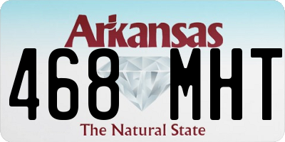 AR license plate 468MHT