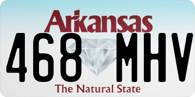 AR license plate 468MHV