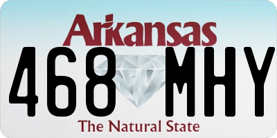 AR license plate 468MHY