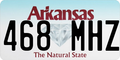 AR license plate 468MHZ