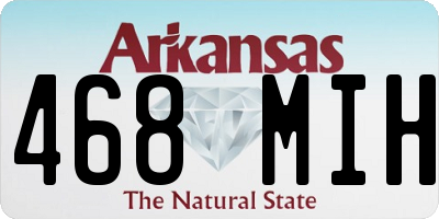 AR license plate 468MIH
