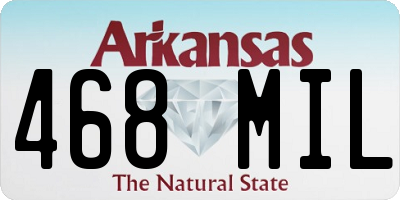 AR license plate 468MIL