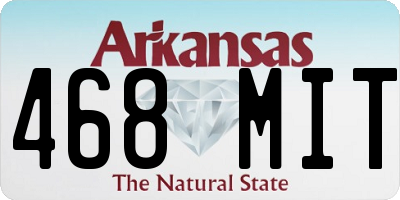 AR license plate 468MIT