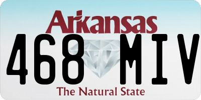 AR license plate 468MIV