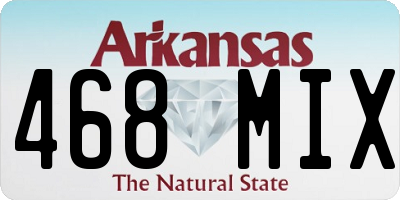 AR license plate 468MIX