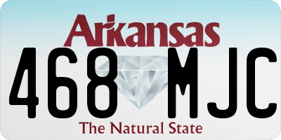 AR license plate 468MJC