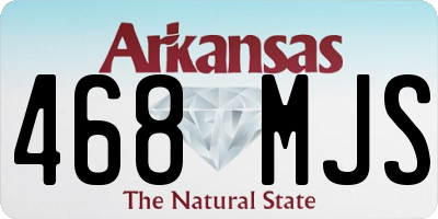 AR license plate 468MJS