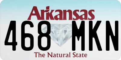 AR license plate 468MKN