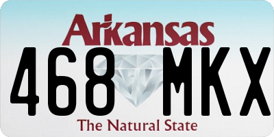 AR license plate 468MKX