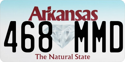 AR license plate 468MMD