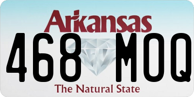 AR license plate 468MOQ