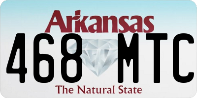 AR license plate 468MTC