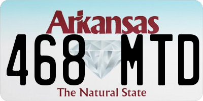 AR license plate 468MTD