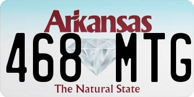 AR license plate 468MTG