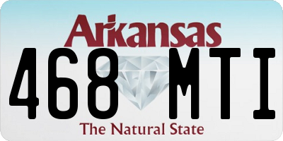 AR license plate 468MTI