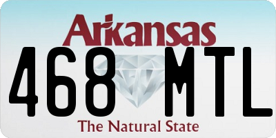 AR license plate 468MTL