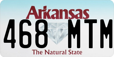 AR license plate 468MTM