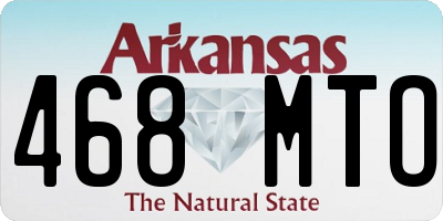 AR license plate 468MTO