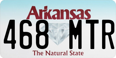 AR license plate 468MTR