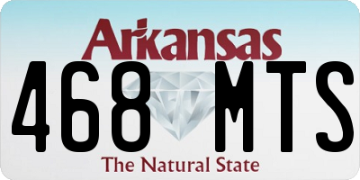 AR license plate 468MTS