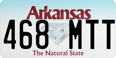 AR license plate 468MTT