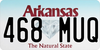AR license plate 468MUQ