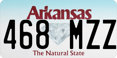 AR license plate 468MZZ