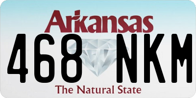 AR license plate 468NKM