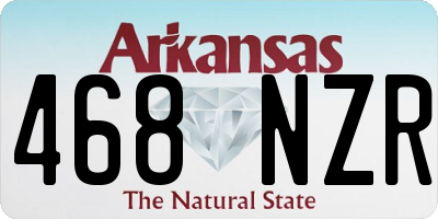 AR license plate 468NZR