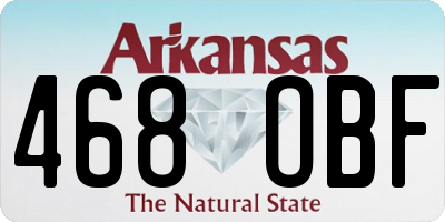 AR license plate 468OBF
