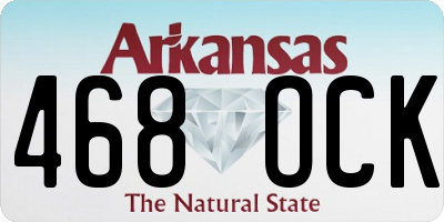 AR license plate 468OCK