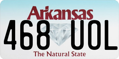 AR license plate 468UOL